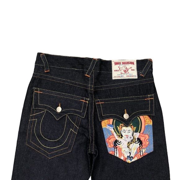 True Religion Embroidered Jeans Size 34 JOEY - Picture 2 of 10